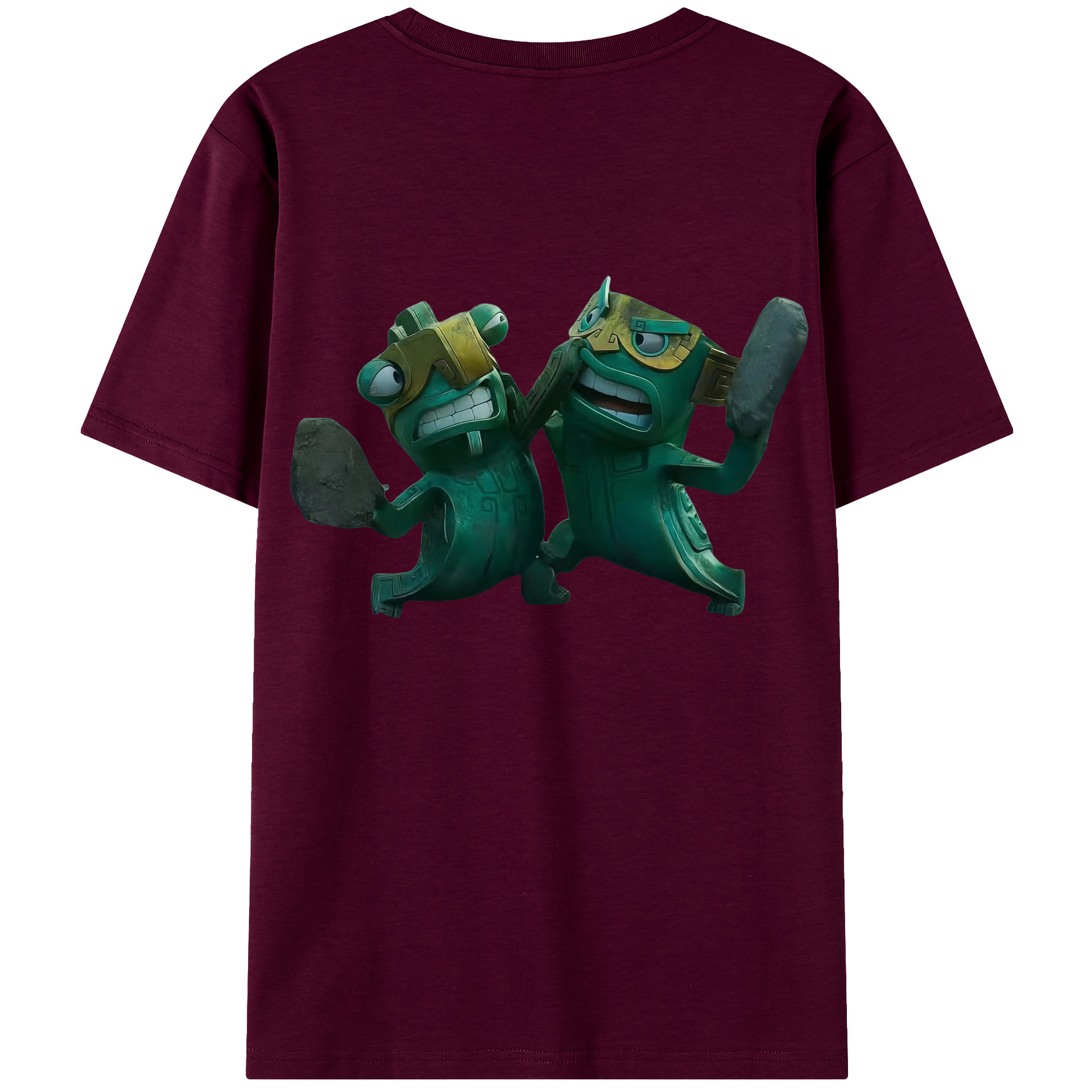 （画像用） Ne Zha 2 ナタ 魔童の大暴れ レディース半袖Tシャツ(バックプリント)